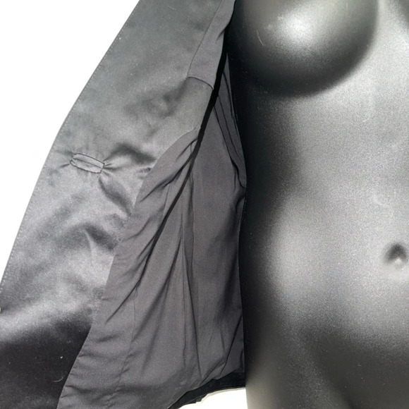 Max Azria Satin Blazer Size L - Picture 6 of 8